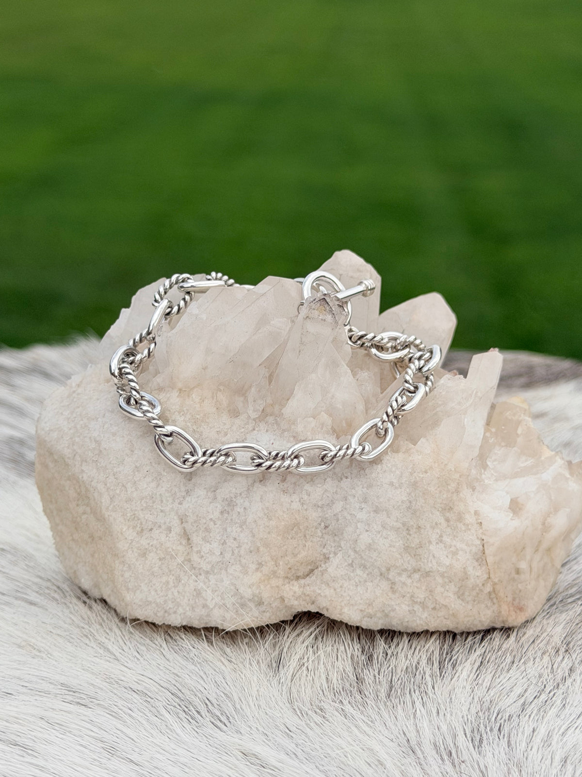 Small Cable Link Bracelet