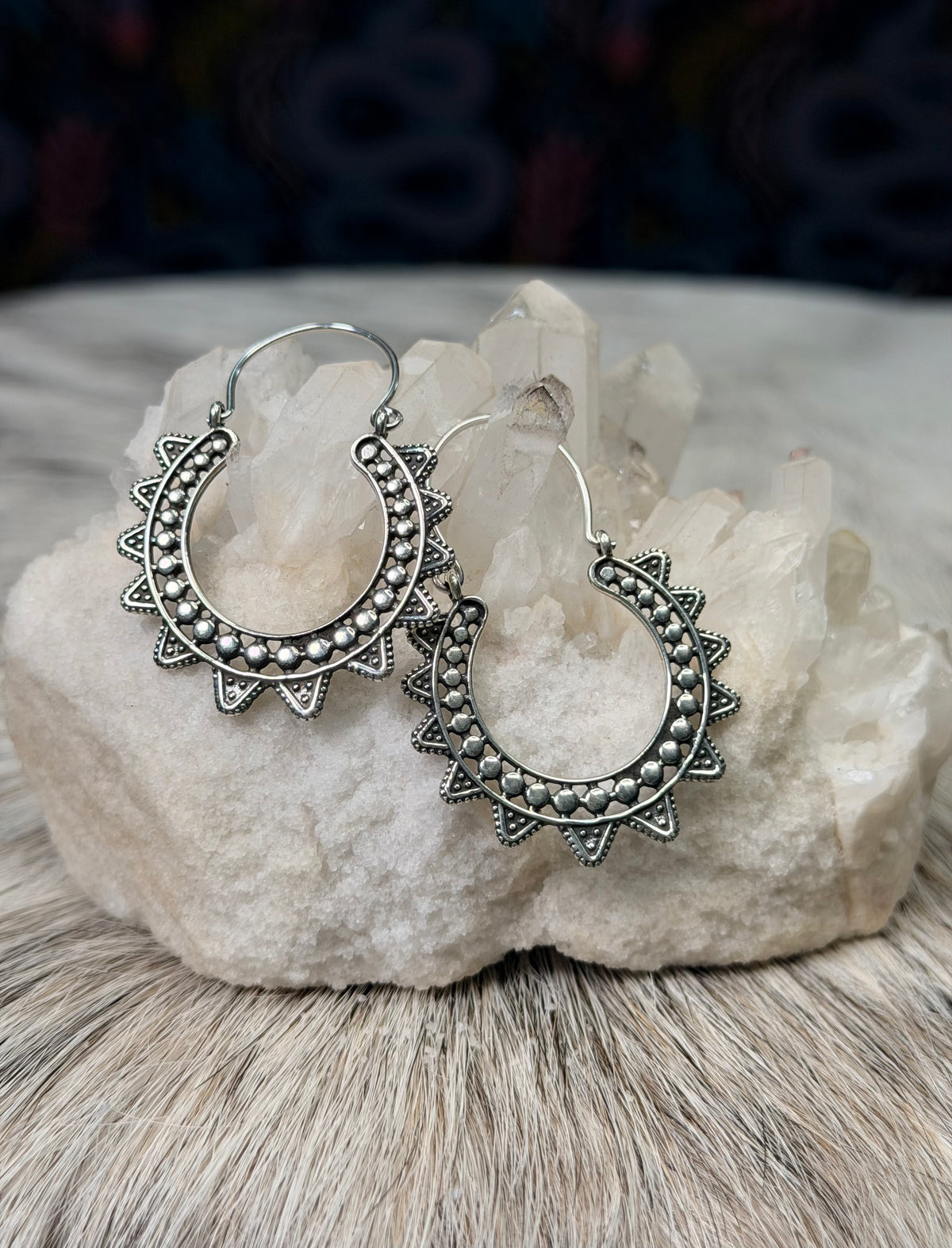 Sun Shaped Hoops