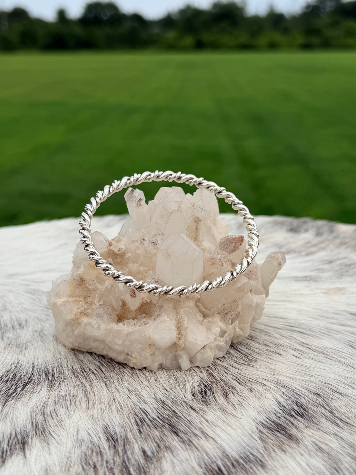 Double Twisty Wire Bangle