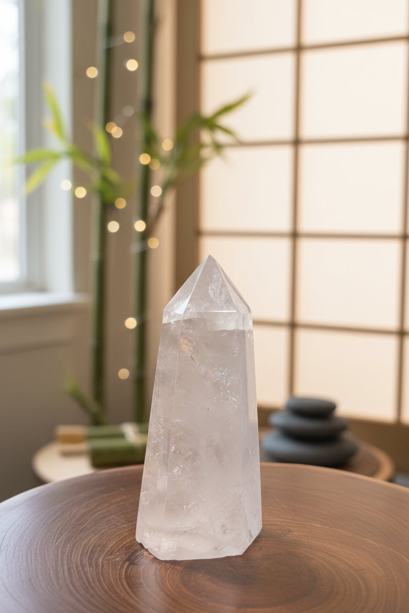 Clear Quartz Tower