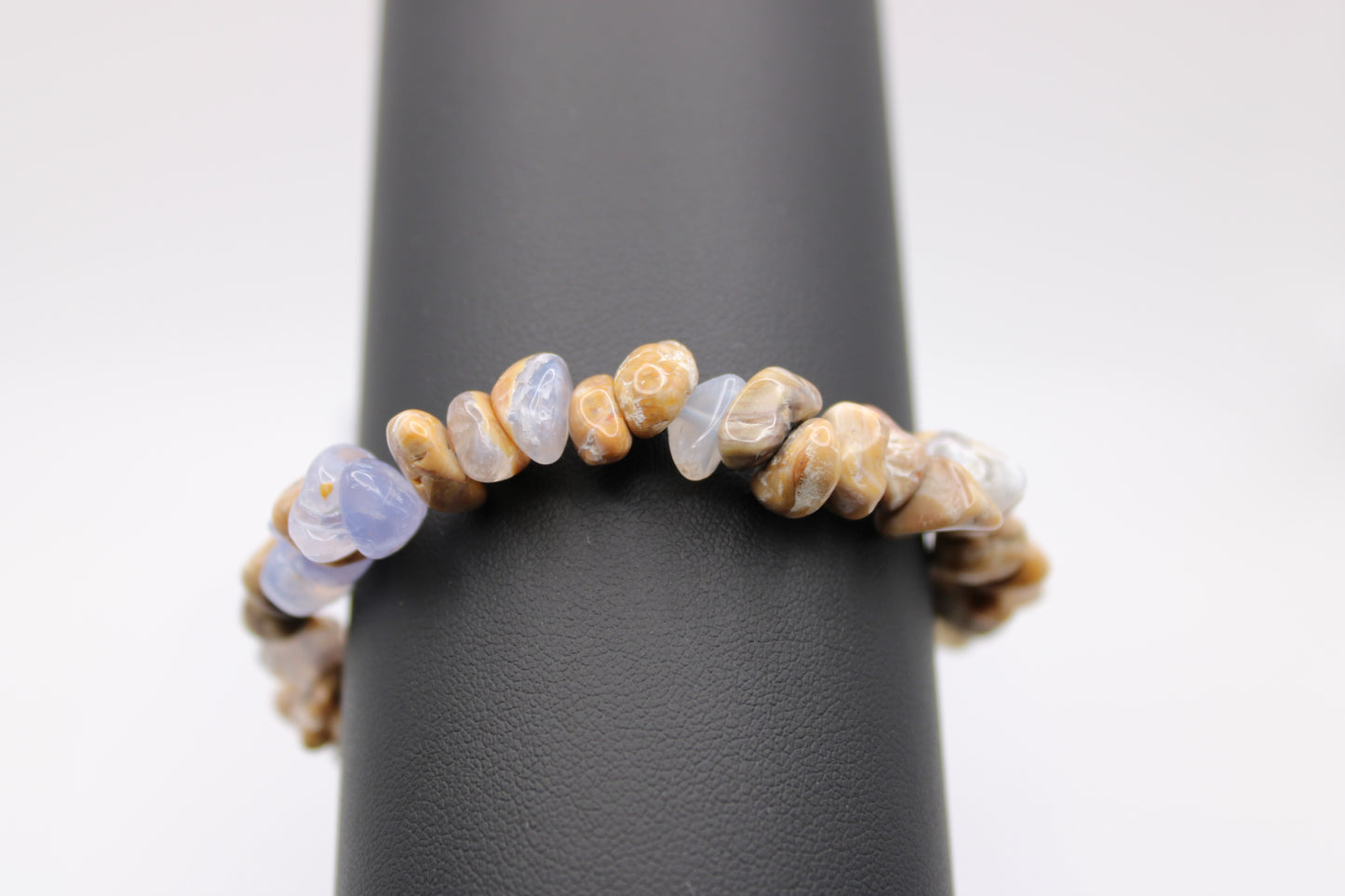 Chip Blue Chalcedony Bracelet