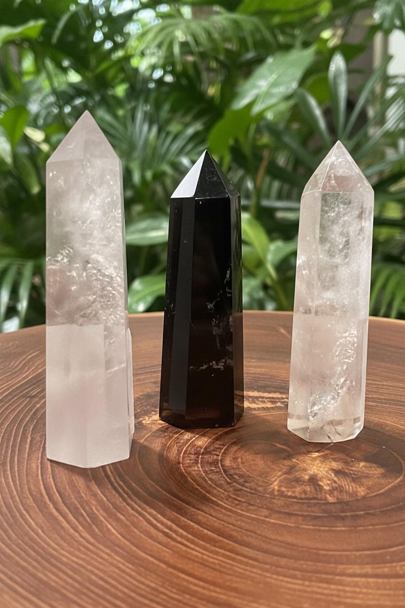 Smoky Quartz Towers