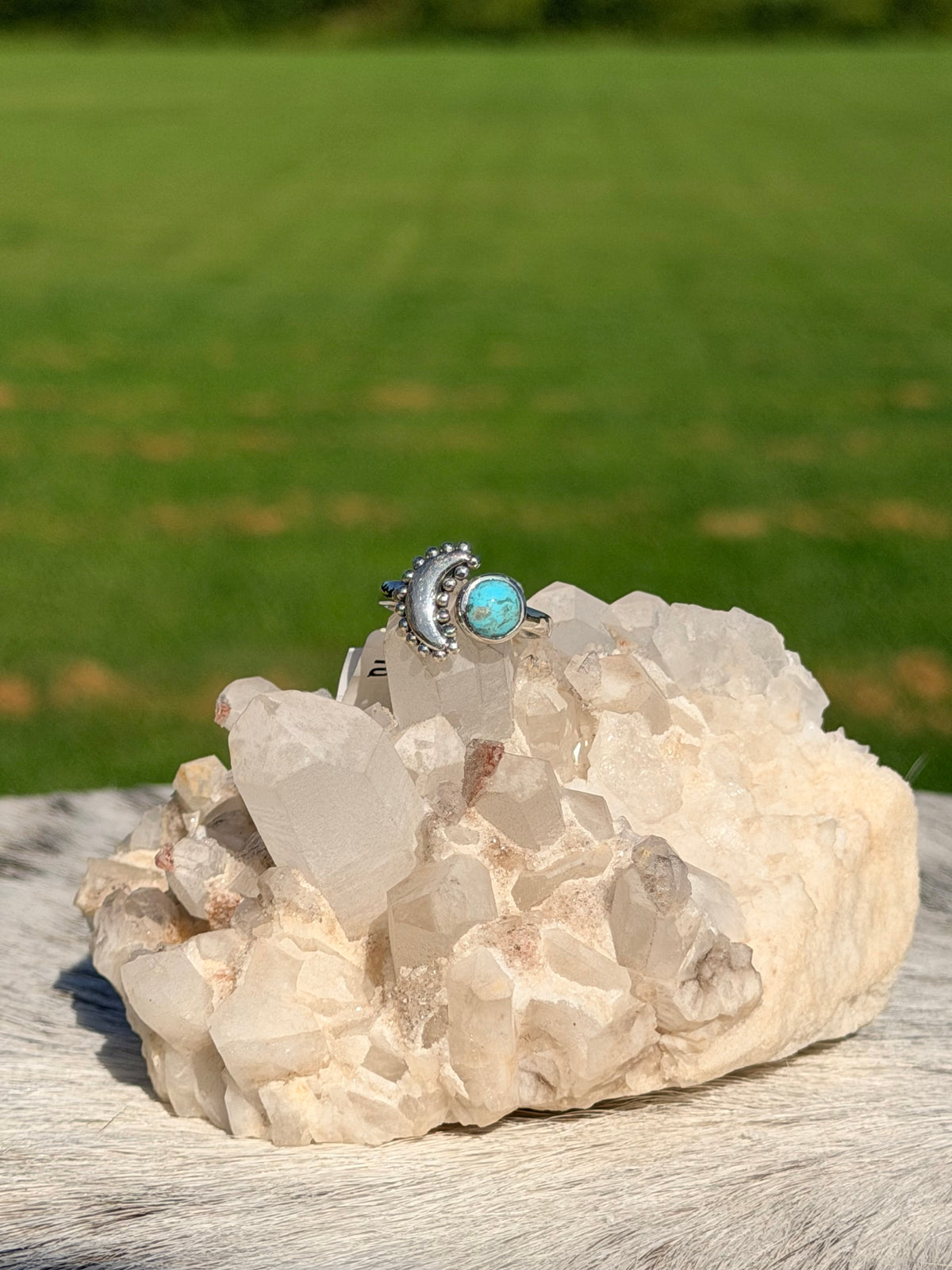 Turquoise Luna Ring