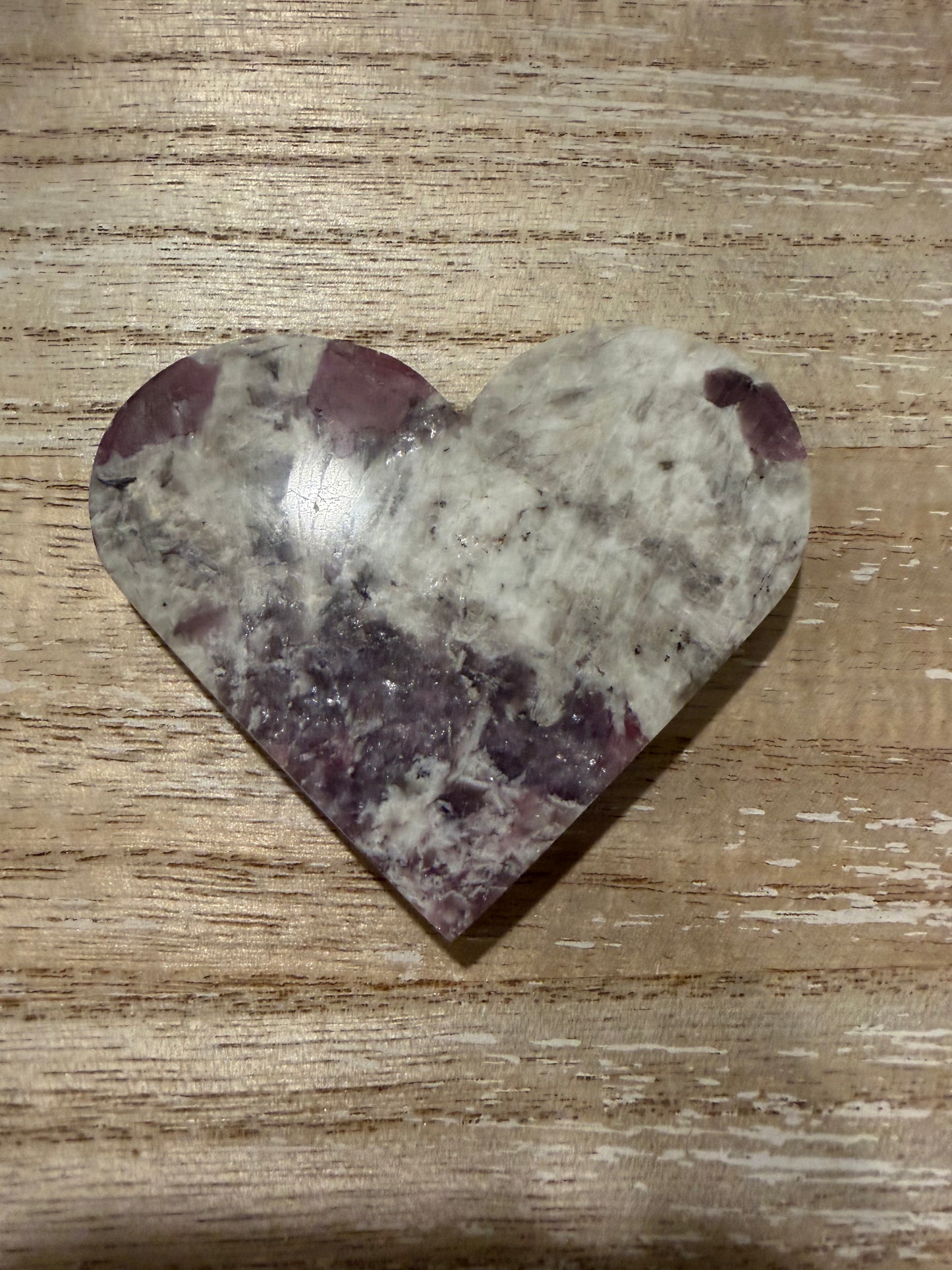 Pink Tourmaline Heart