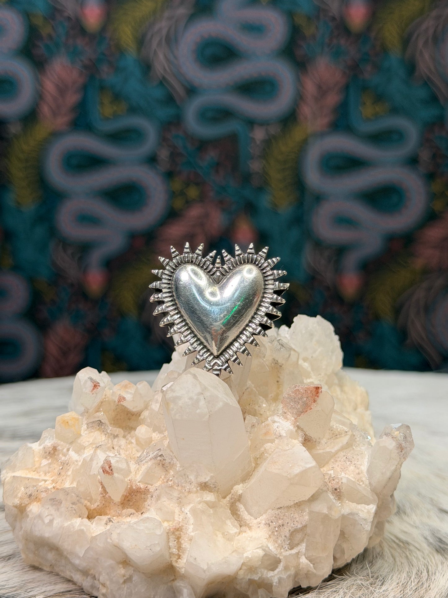 Adjustable Heart Ring