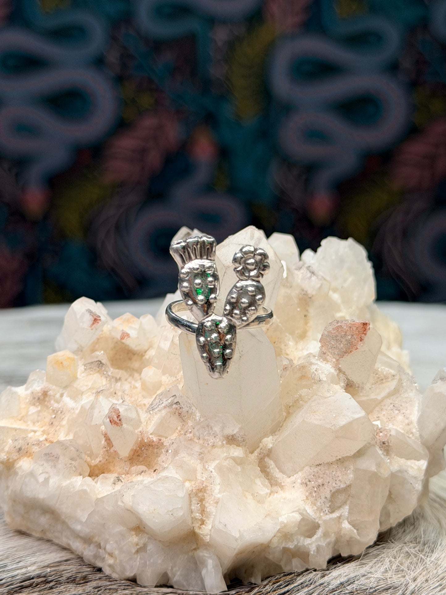 Adjustable Cactus Ring