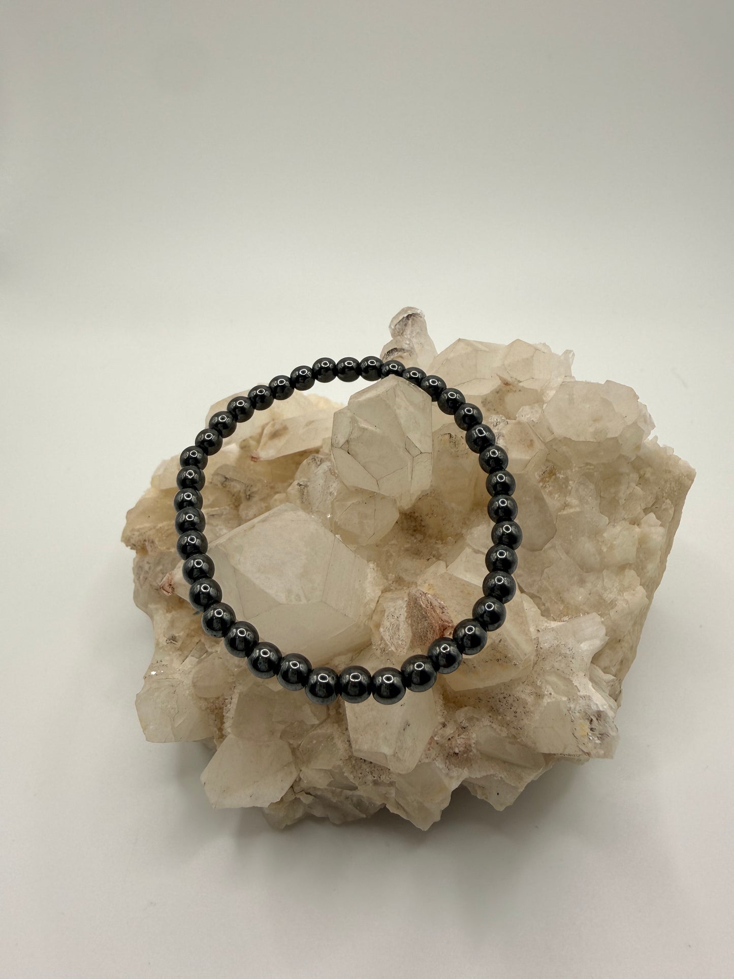 Children's Hematite 3mm Bracelet