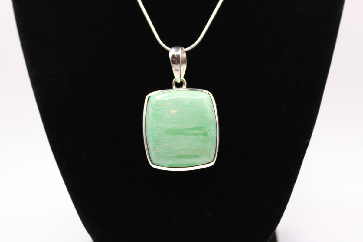 Square Variscite Pendant