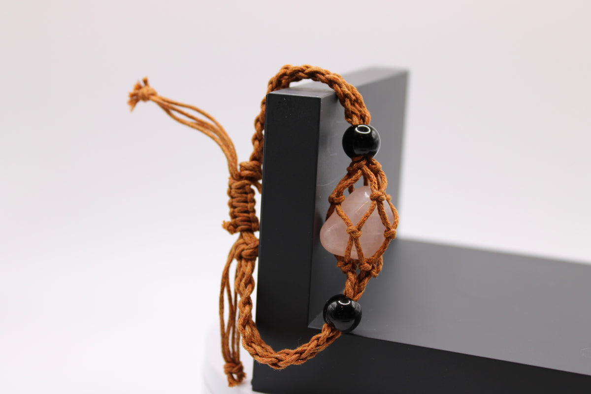 Adjustable Crystal Cage Rope Bracelets