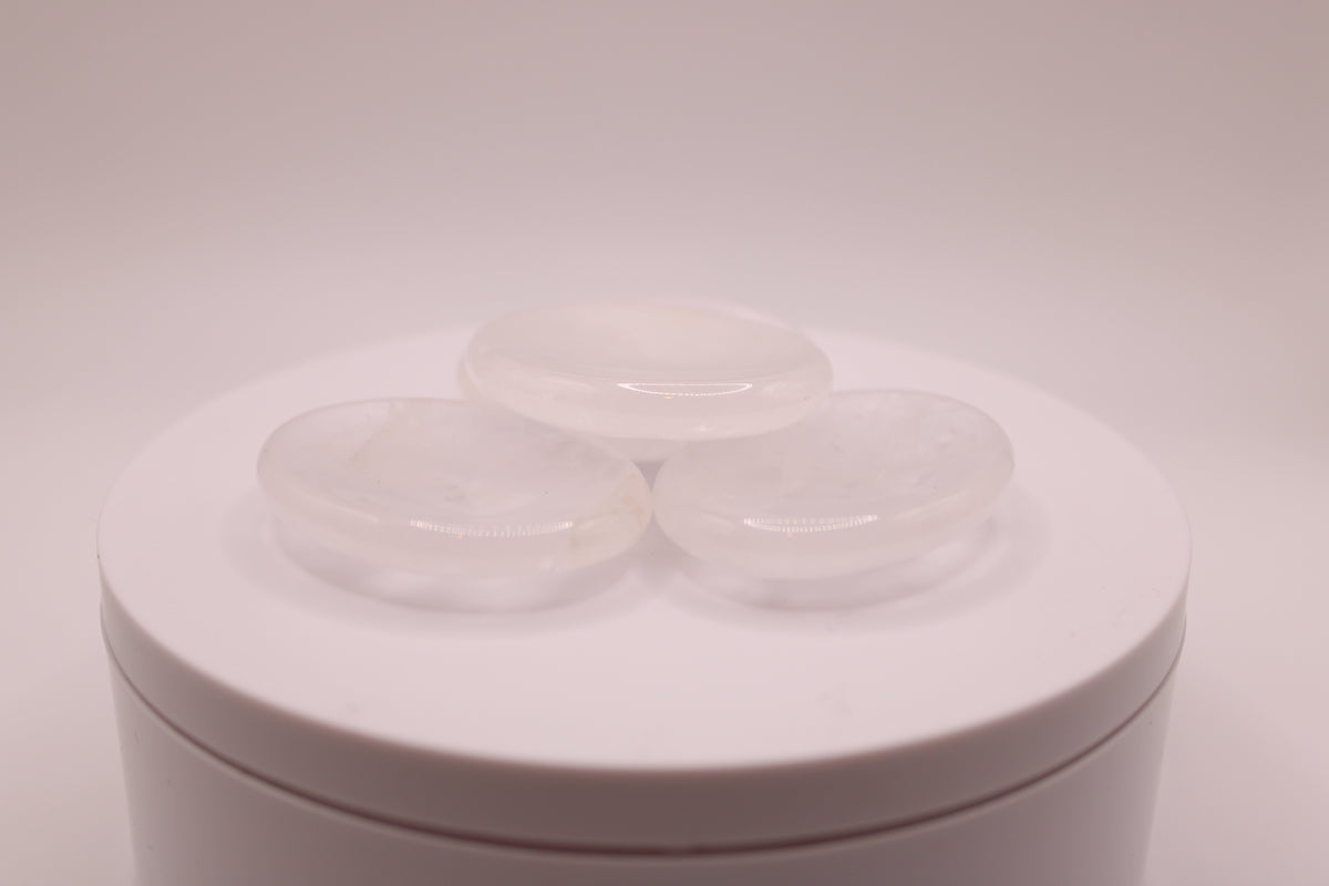 Clear Quartz Worry Stone