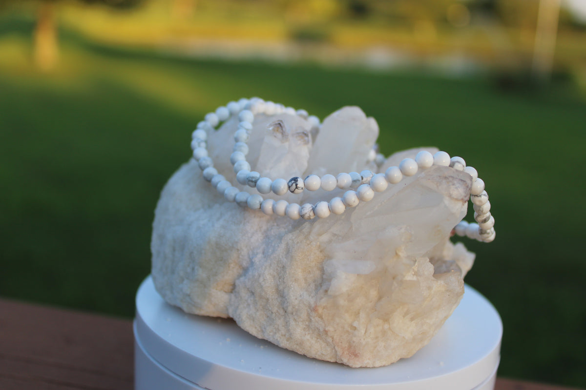 4mm Howlite Choker