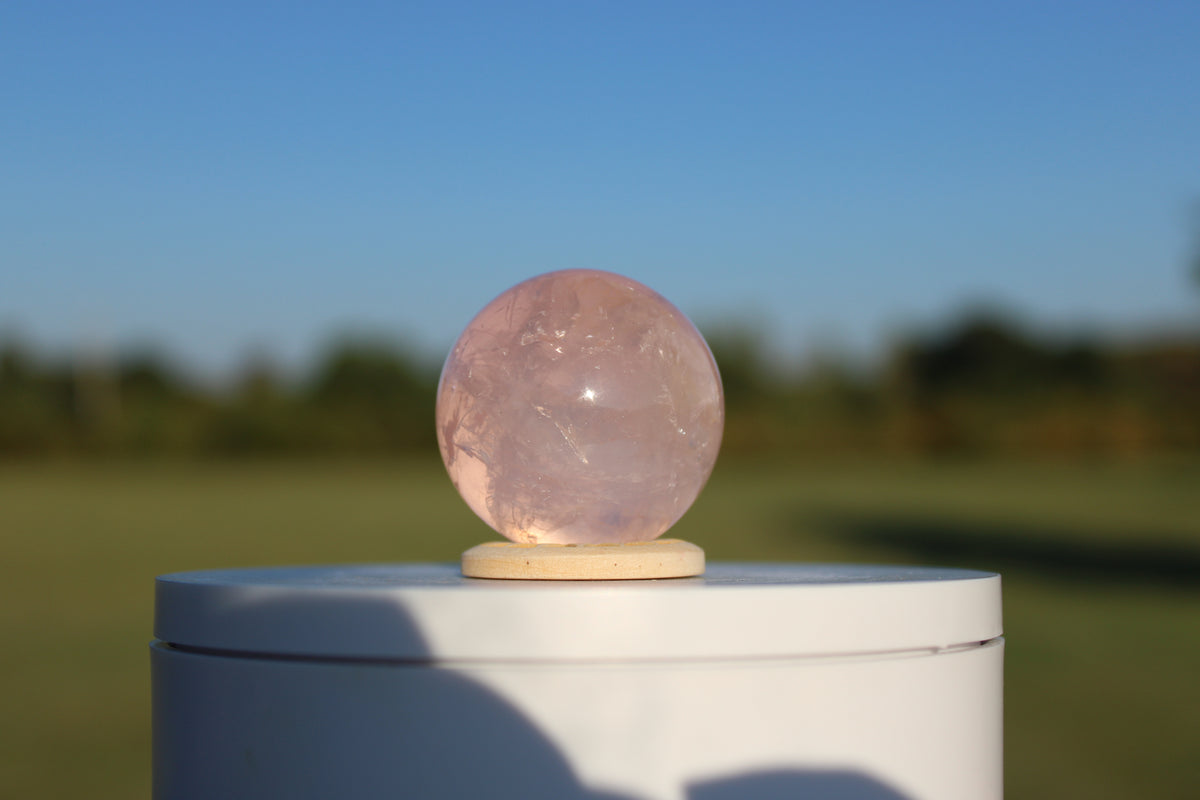 Rose Quartz Sphere - 79mm