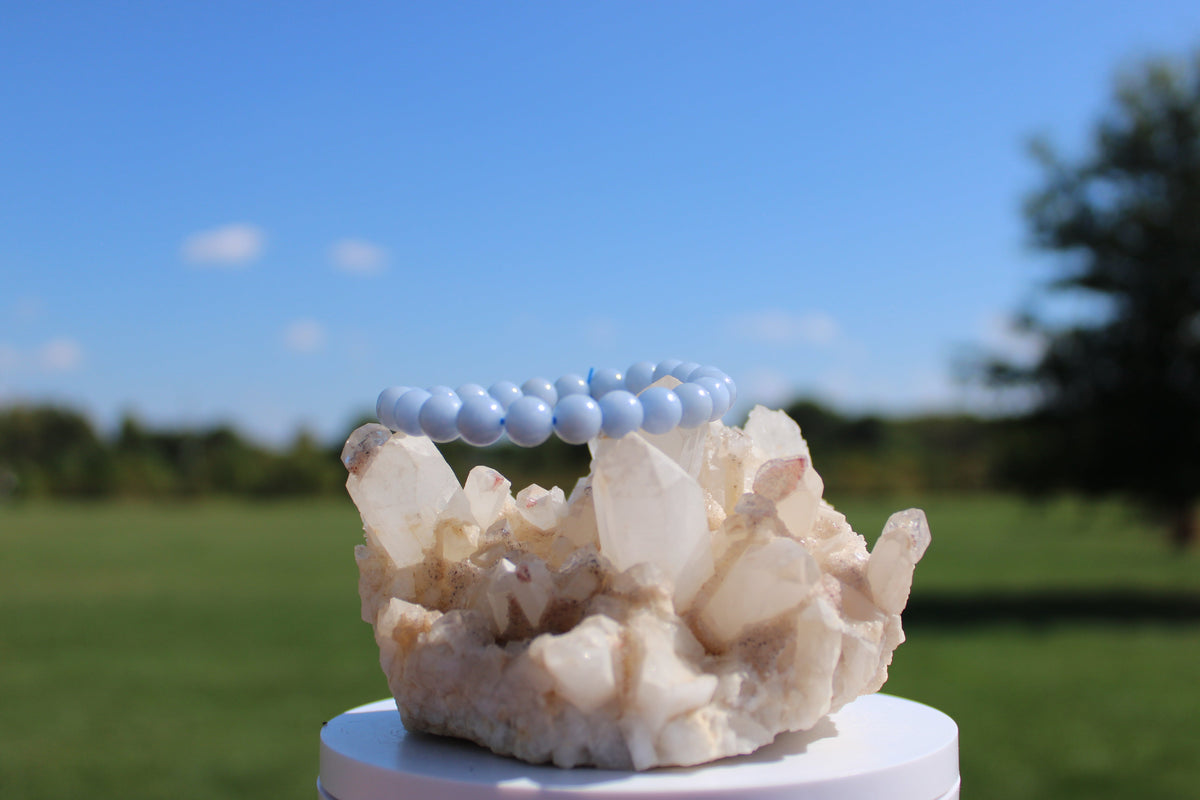 8MM Angelite Bracelet