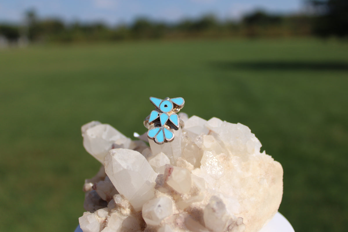 Pinto Yuni Turquoise Thunderbird Ring