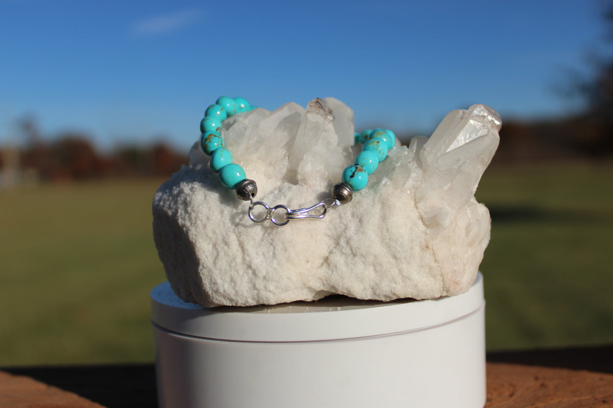 Naomi Garcia Turquoise Beaded Bracelet