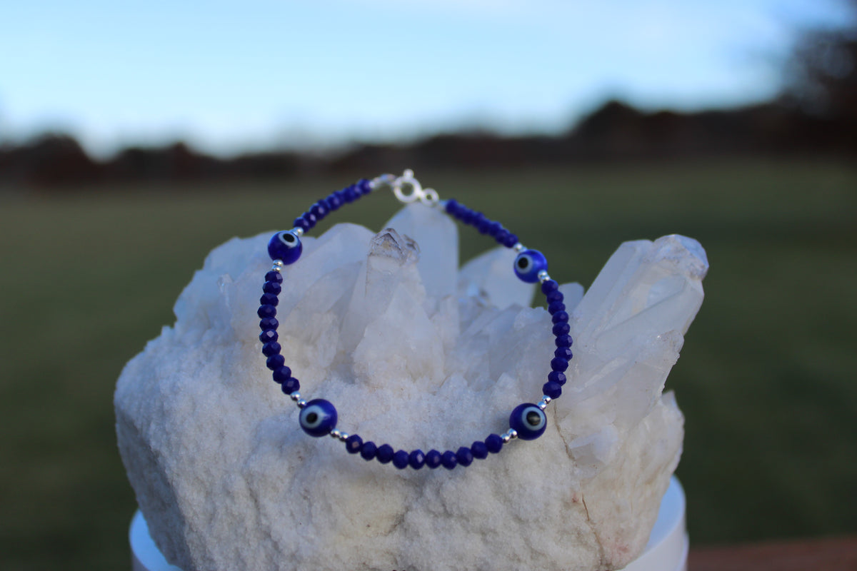 Faceted Mal de Ojo Bracelet