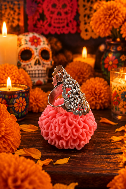 Filigree Skull Ring