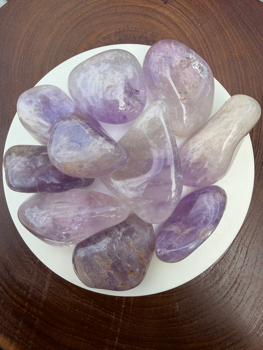 Tumbled Large Bolivian Amethyst Crystal