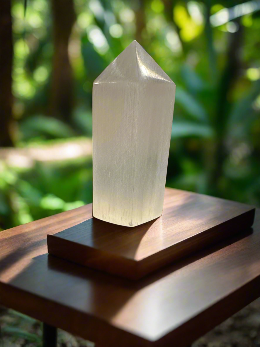 Selenite Obelisk