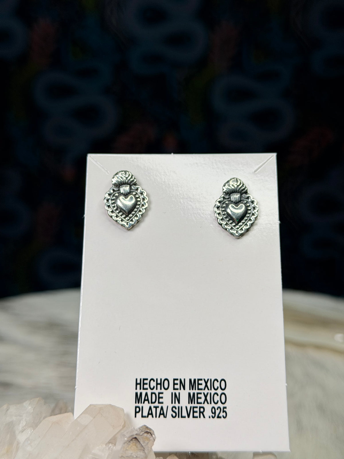 Milagrito Heart Stud Earrings