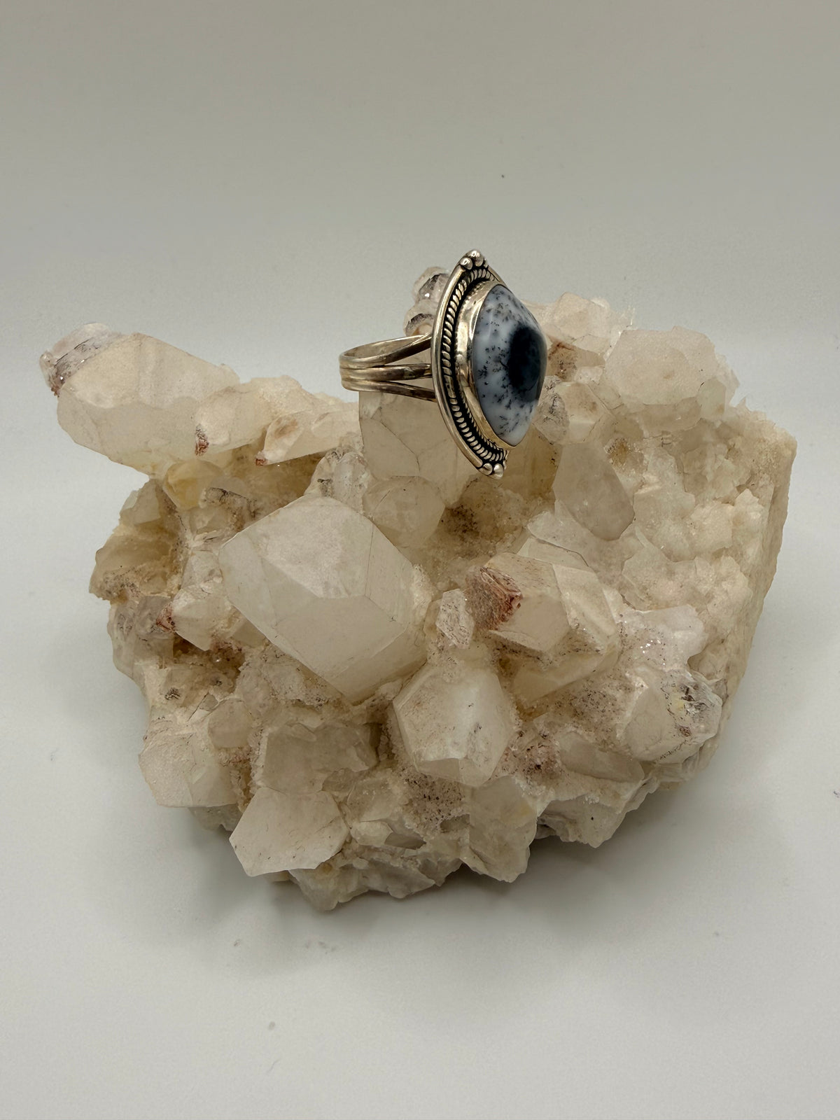 Dendritic Agate Ring