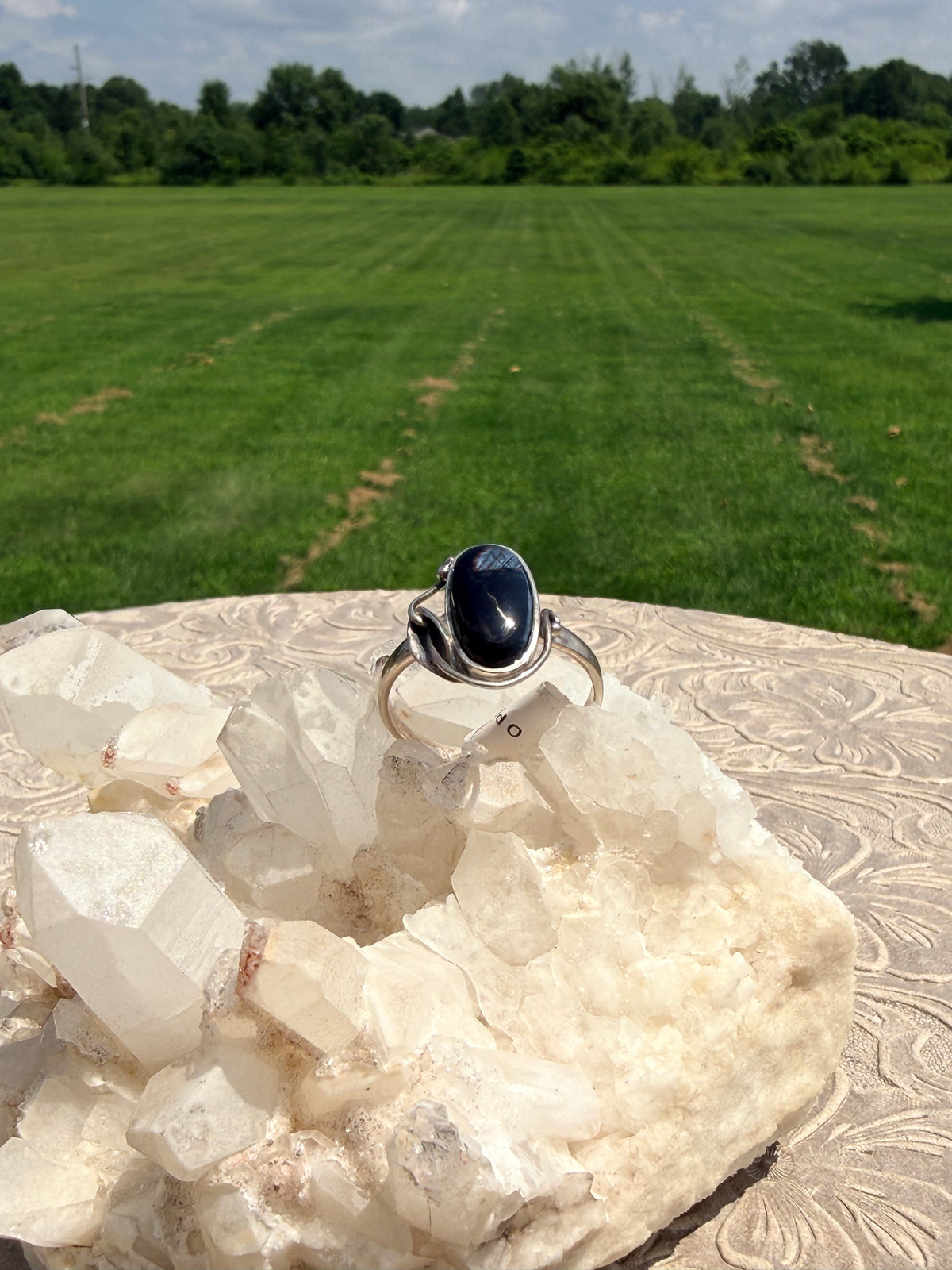 Oval Calla Lily Pietersite Ring