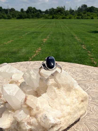 Oval Calla Lily Pietersite Ring