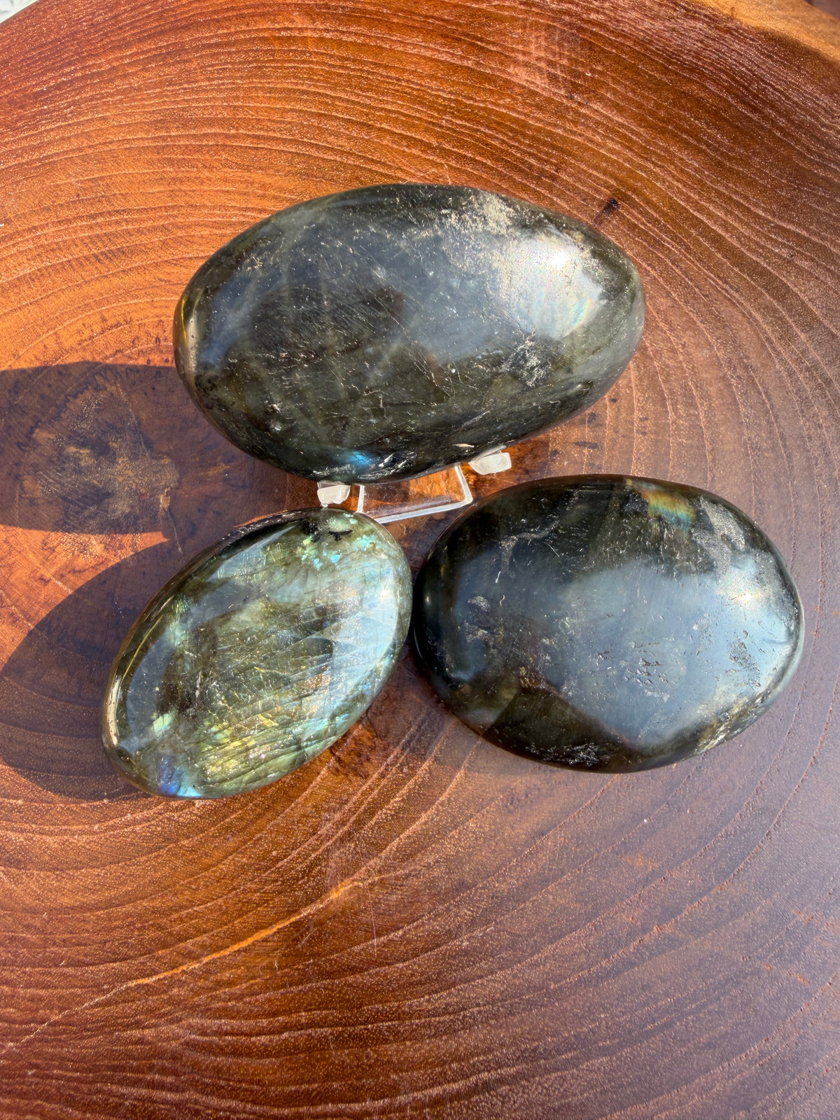 Labradorite Palm Stone Crystal