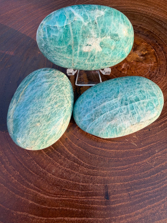Amazonite Palm Stones