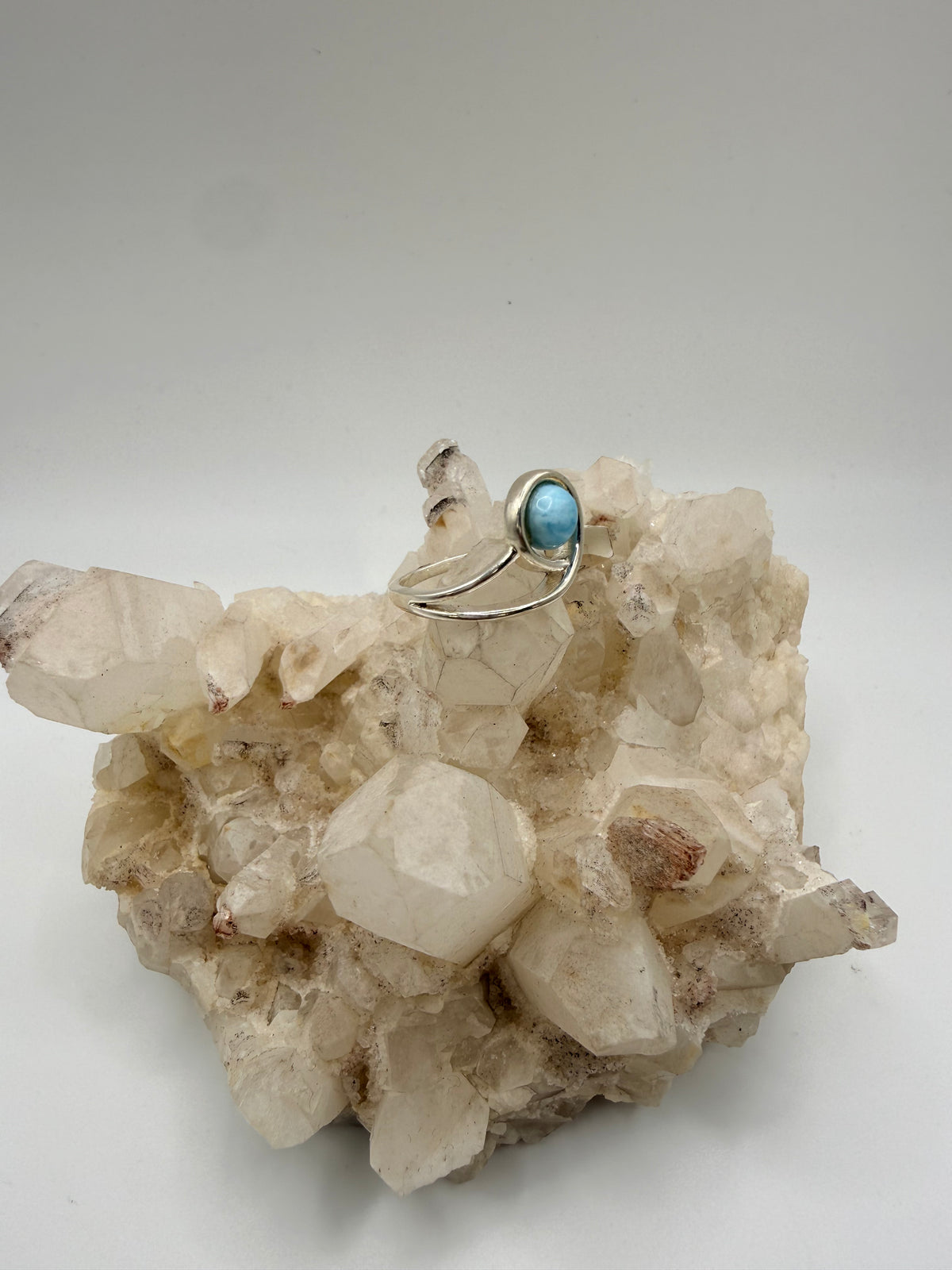 Larimar Loop Ring