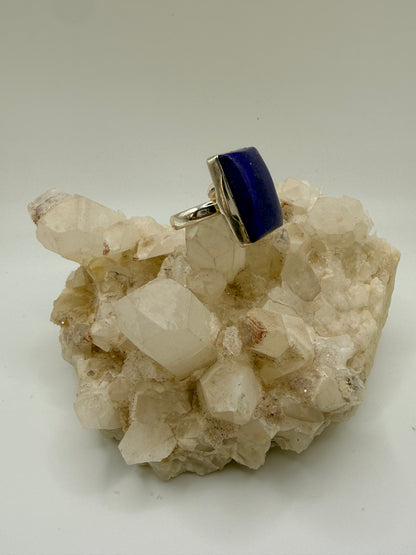 Rectangle Lapis Lazuli Ring