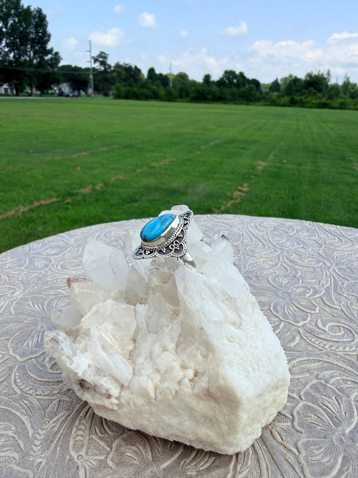 Teardrop Turquoise Ring