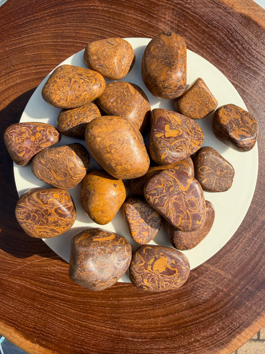 Tumbled Calligraphy Stone Crystal