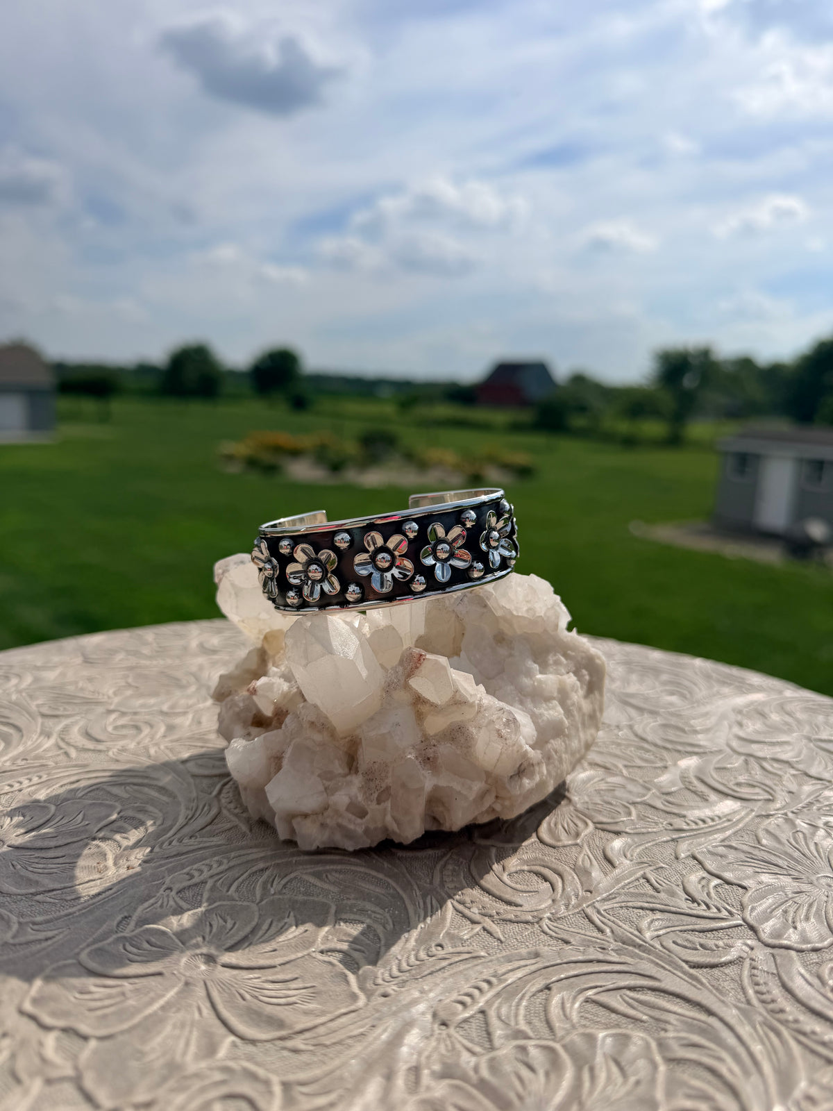 Thick Flower Cuff