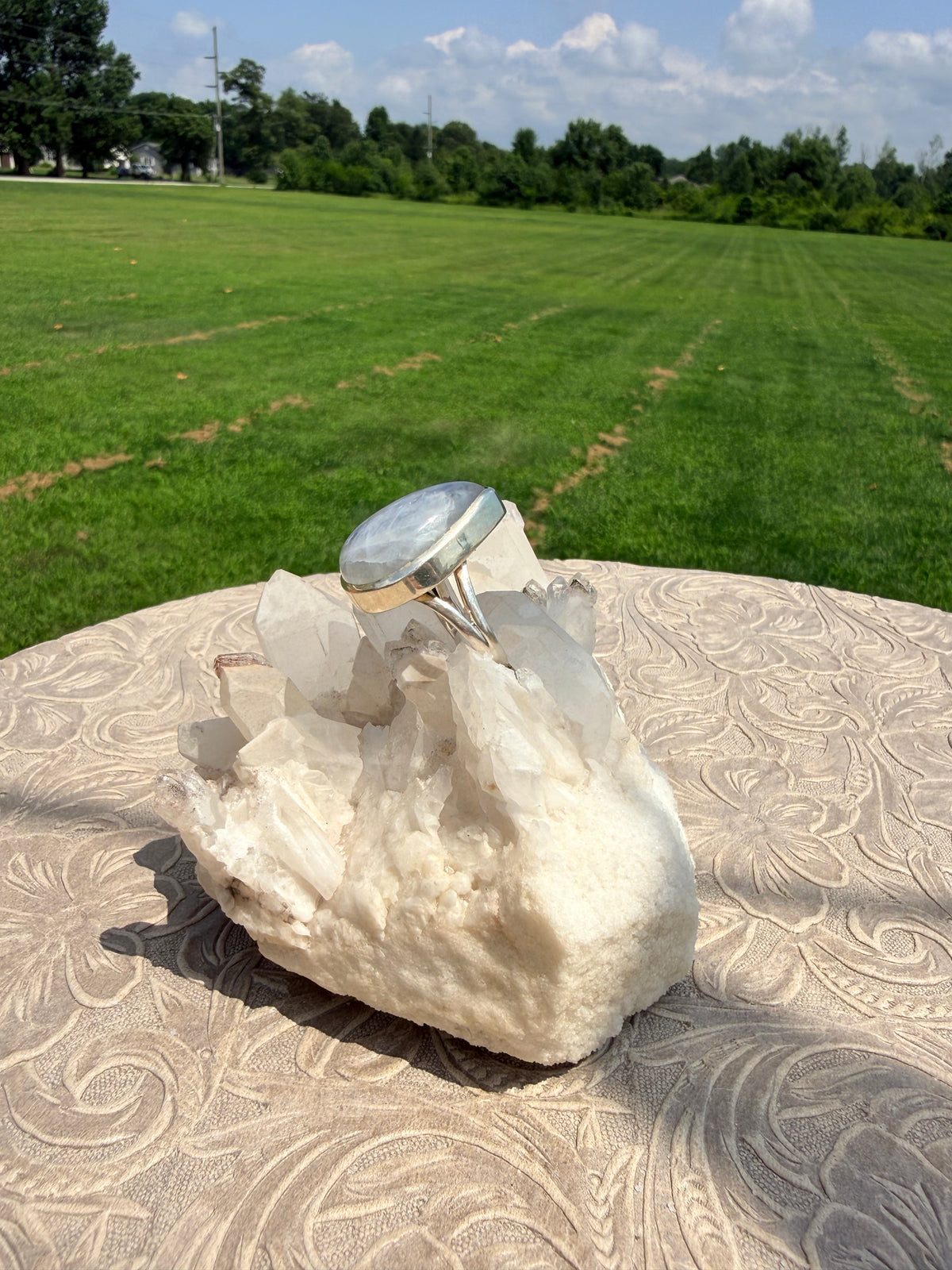 Pear Shape Moonstone Ring
