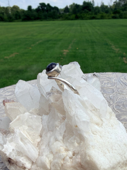 Circle Rutilated Quartz Ring