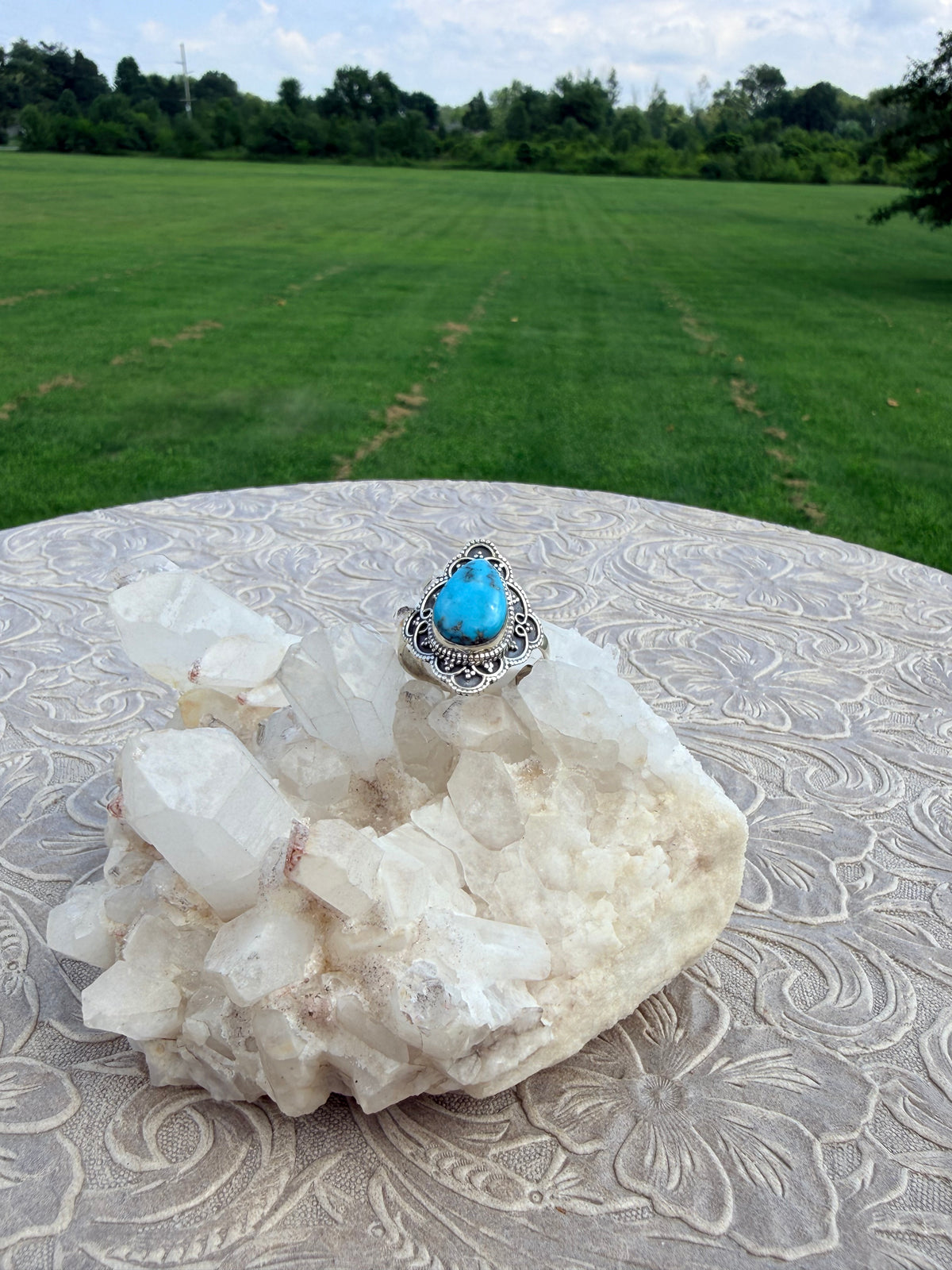 Teardrop Turquoise Ring