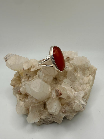 Oval Carnelian Ring