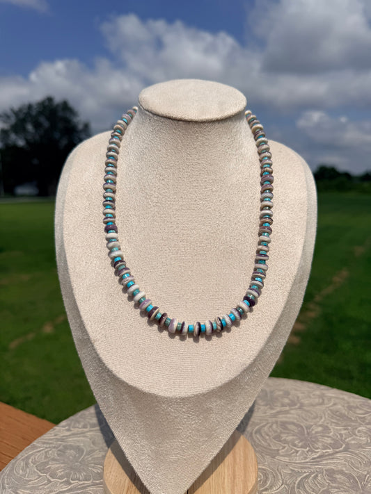 Wampum & Turquoise Necklace