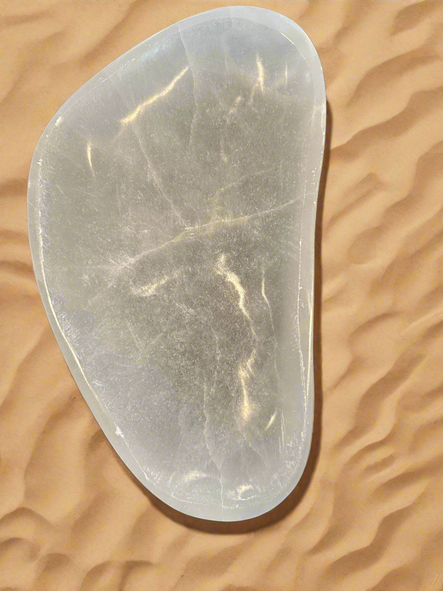 Selenite 12"x 6.5" Platter