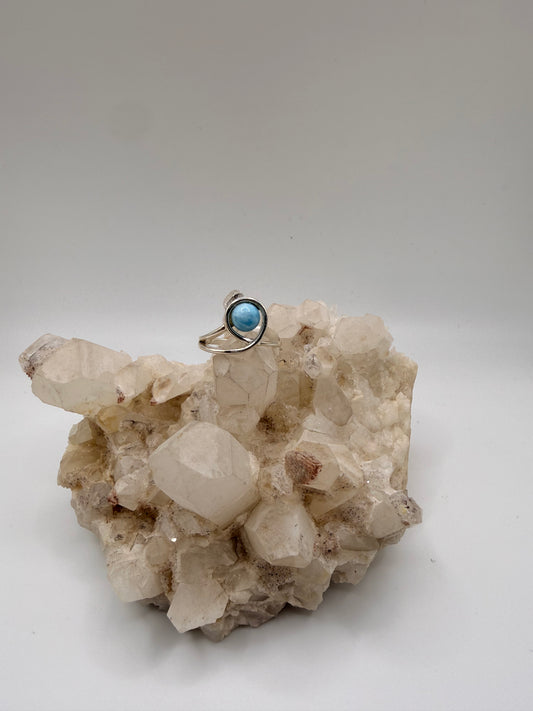 Larimar Loop Ring