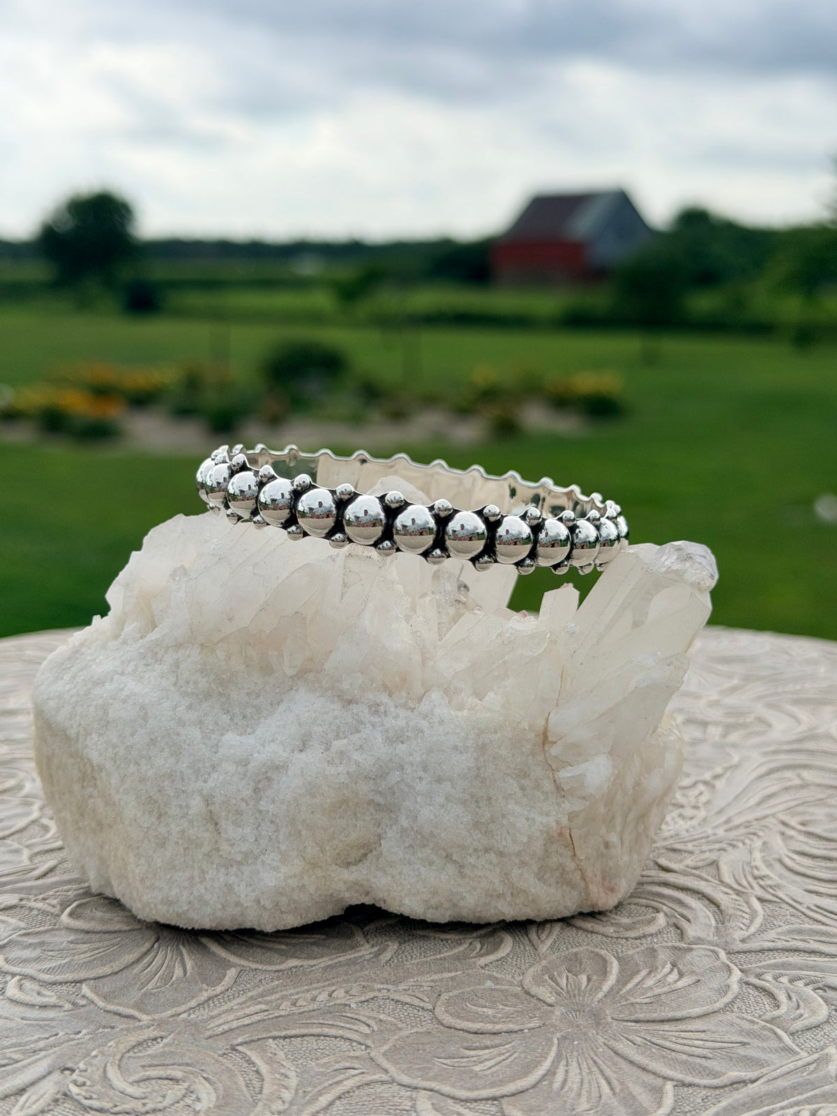 Multi Pearl Bangle