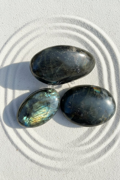 Labradorite Palm Stone Crystal