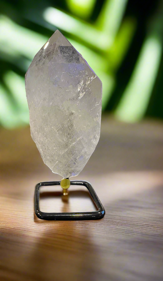 Clear Quartz on a Stand