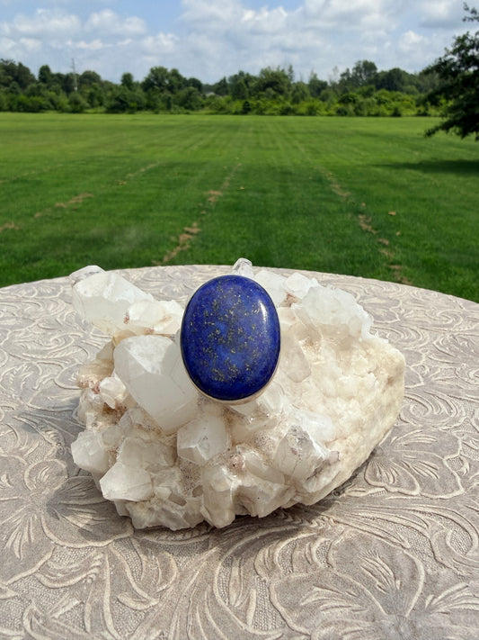 Oval Lapis Lazuli Ring