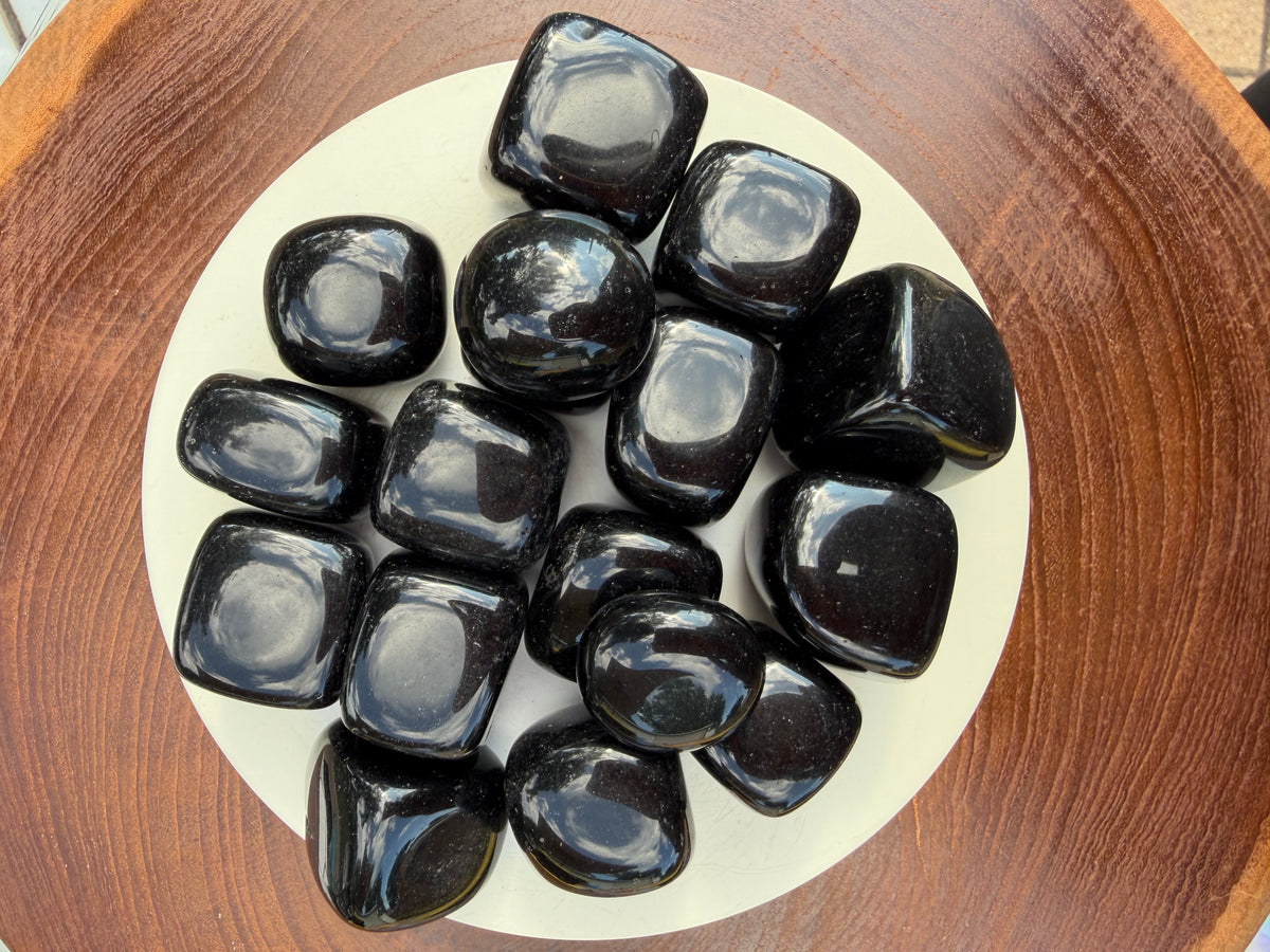 Tumbled Black Obsidian Crystal