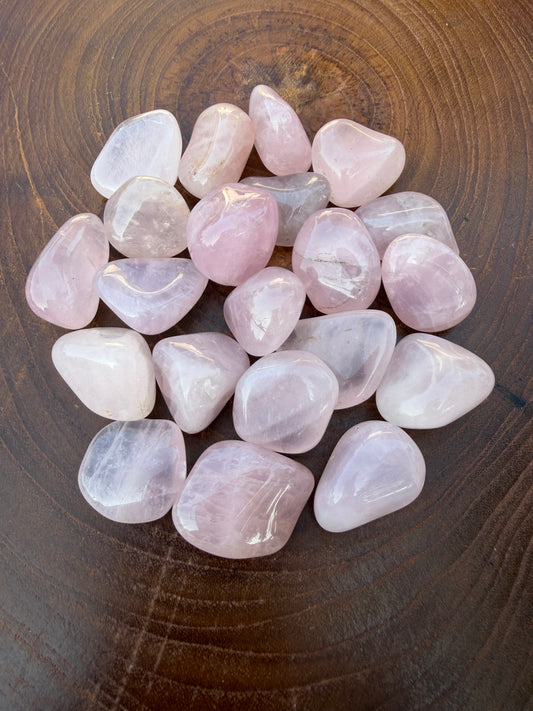 Tumbled Madagascar Rose Quartz Crystal