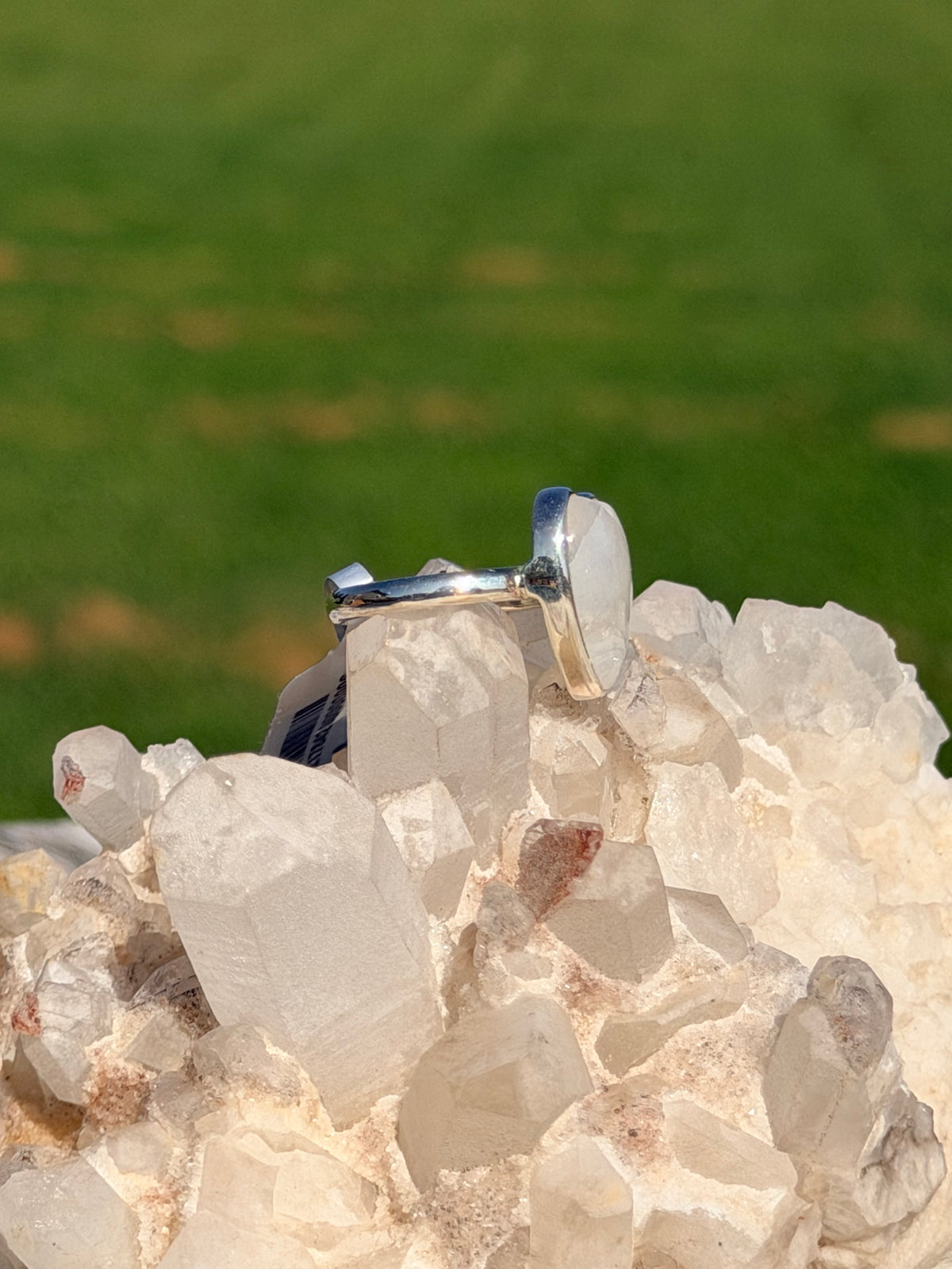 Moonstone Heart Rings