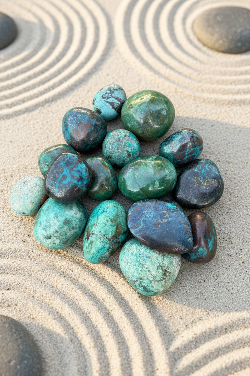 Tumbled Chrysocolla Crystal
