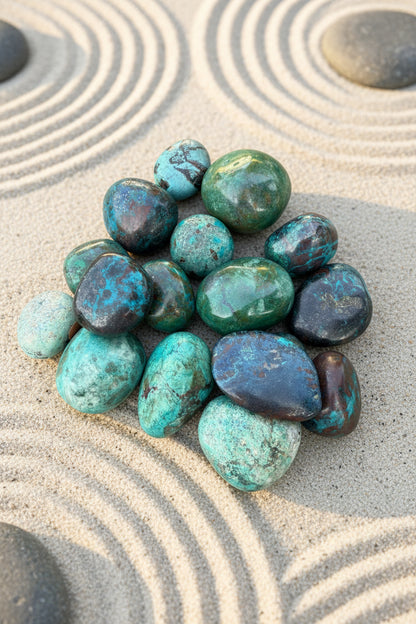Tumbled Chrysocolla Crystal